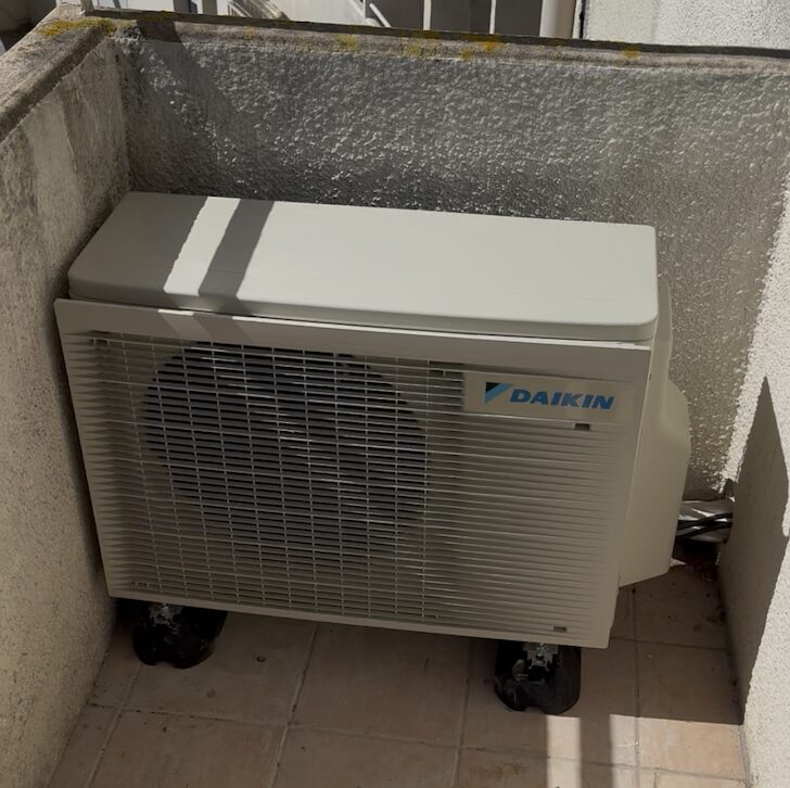 pose Daikin Perfera rénovation appartement